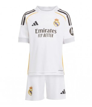 Billiga Real Madrid Vinicius Junior #7 Hemmatröja Barn 2025-26 Kortärmad (+ Korta byxor)
